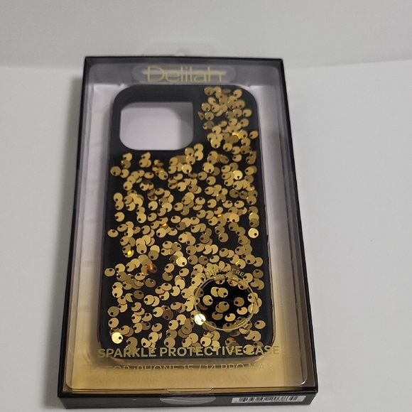 Delilah Other - Delilah Gold Sparkle Protective IPhone Case
